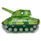 Fóliový balónek Tank zelený