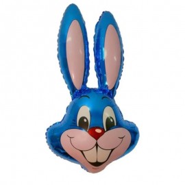 Foliový balónek zajíc modrý