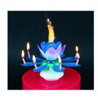 Fontána na dort tančící hrající modrá