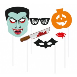 Rekvizity do fotokoutku Halloween 6 ks