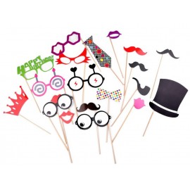 Párty rekvizity do fotokoutku sada 3