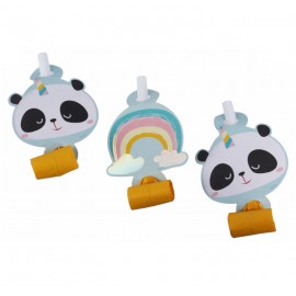 Párty frkačky s terčíkem Panda 6ks