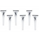 Párty frkačky stříbrné 6 ks