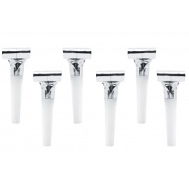 Párty frkačky stříbrné 6 ks