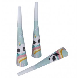 Párty trumpetky Panda 6ks