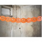 Papírová girlanda dýně oranžové 3 m