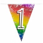 Fóliová girlanda '1' (6 m)