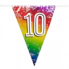 Fóliová girlanda '10' (6 m)