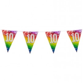 Fóliová girlanda '10' (6 m)