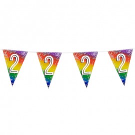 Fóliová girlanda '2' (6 m)