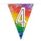 Fóliová girlanda '4' (6 m)