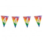 Fóliová girlanda '4' (6 m)