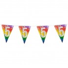 Fóliová girlanda '5' (6 m)