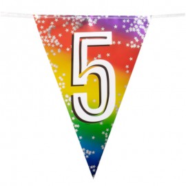 Fóliová girlanda '5' (6 m)