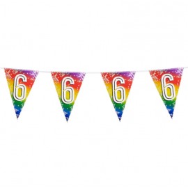 Fóliová girlanda '6' (6 m)