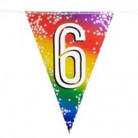 Fóliová girlanda '6' (6 m)