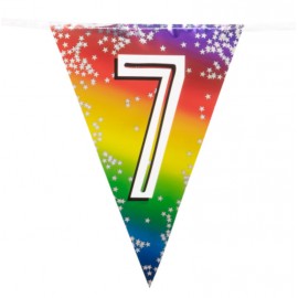 Fóliová girlanda '7' (6 m)