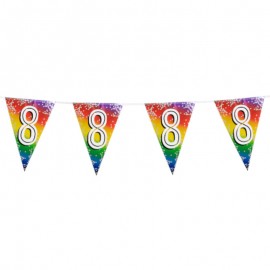 Fóliová girlanda '8' (6 m)