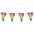 Fóliová girlanda '9' (6 m)