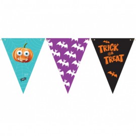 Vlaječková girlanda Halloween - Trick or treat 250 cm