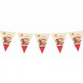 Vlaječková girlanda Indiánská 360 cm