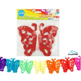 Girlanda 4 m motýli