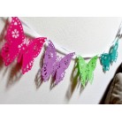 Papírová girlanda motýl