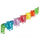 Papírová girlanda Motýlek 3 m