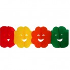 Girlanda papír smile 4 m