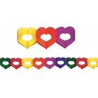 Girlanda 4 m srdíčka