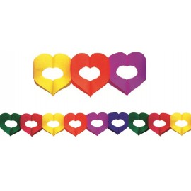 Girlanda 4 m srdíčka