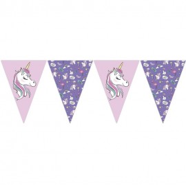 Vlajková girlanda Unicorn