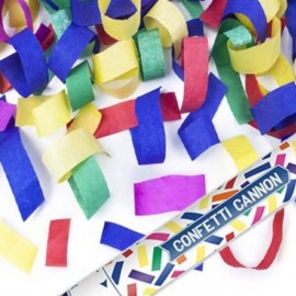 Konfety vystřelovací barevné pásky