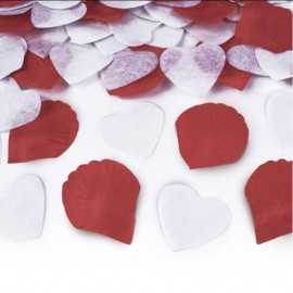 Konfety vystřelovací srdíčka 30 cm