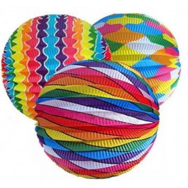 Lampion 25cm kulatý mix