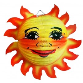 Lampion 25cm Slunce 