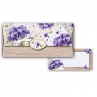 Obálka na peníze fialky 55-041