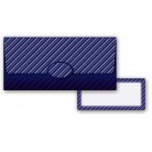 Obálka na peníze modrá proužkatá 55-038