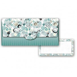 Obálka na peníze tyrkysová 55-042