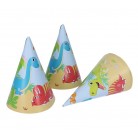 Párty kloboučky Dinosaurus 6ks