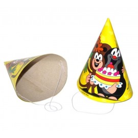 Párty čepička Krtek a kamarádi 6 ks, 15 cm