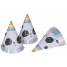 Párty kloboučky Panda 6ks