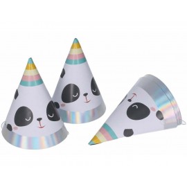 Párty kloboučky Panda 6ks