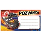 Pozvánka na párty Cars Disney Y10