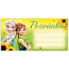 Pozvánka na párty Frozen Disney Y12