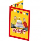Párty pozvánky na párty Pat a Mat 8 ks