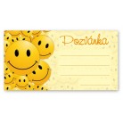 Pozvánka na párty smajlík P002