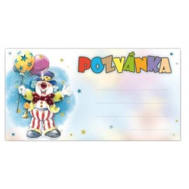Pozvánka na párty Klaun P001