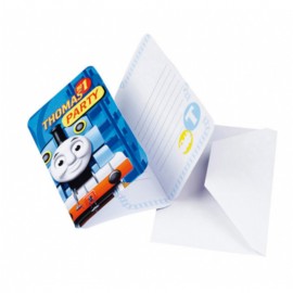 Pozvánka na párty mašinka Tomáš 6 ks