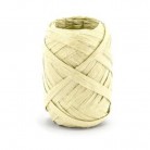 Stuha raffia krémová 5 mm x 10 m